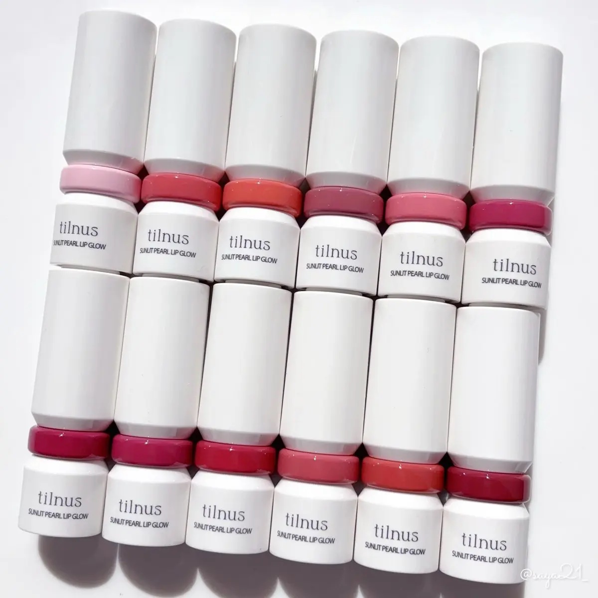 ティルナス  サンリットパール　リップグロウ 04 Morning Fig　モーニングフィグ/tilnus/口紅を使ったクチコミ（1枚目）