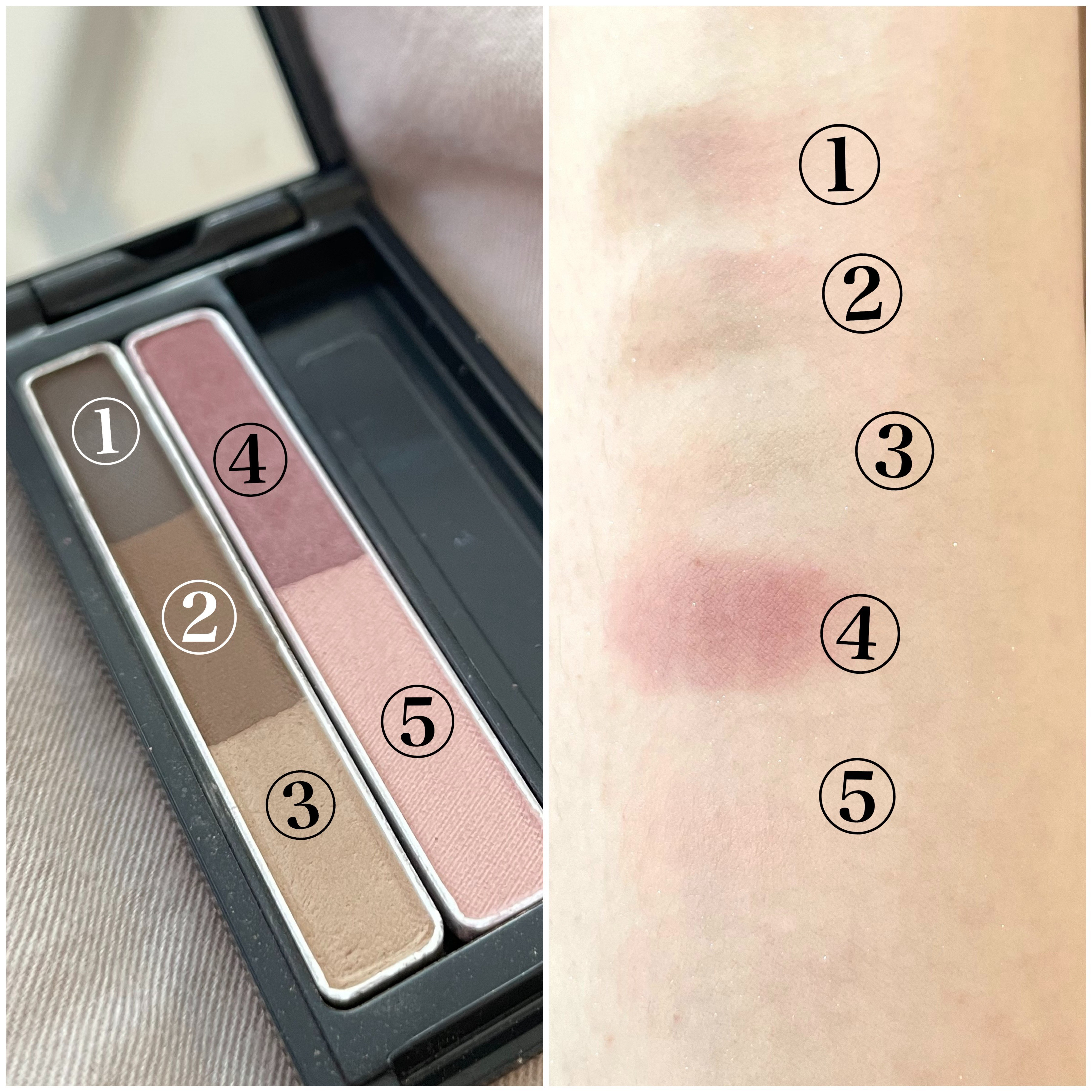 デザイニングアイブロウ3D(デュアルカラー)/KATE/パウダーアイブロウを使ったクチコミ（2枚目）