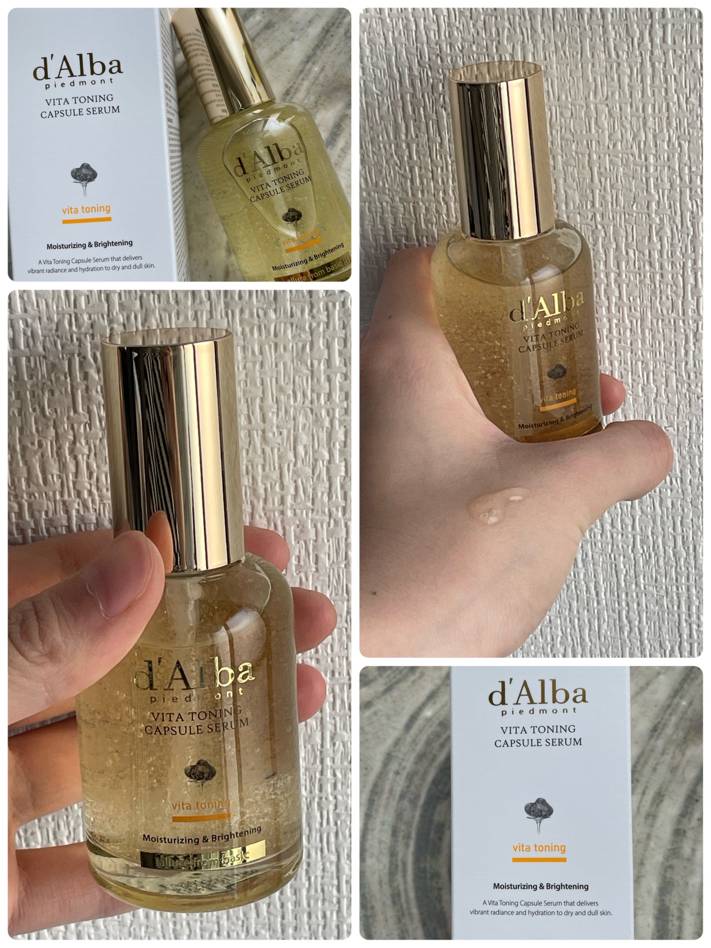 ビタトーニングカプセルセラム/ダルバ/美容液を使ったクチコミ(2枚目)