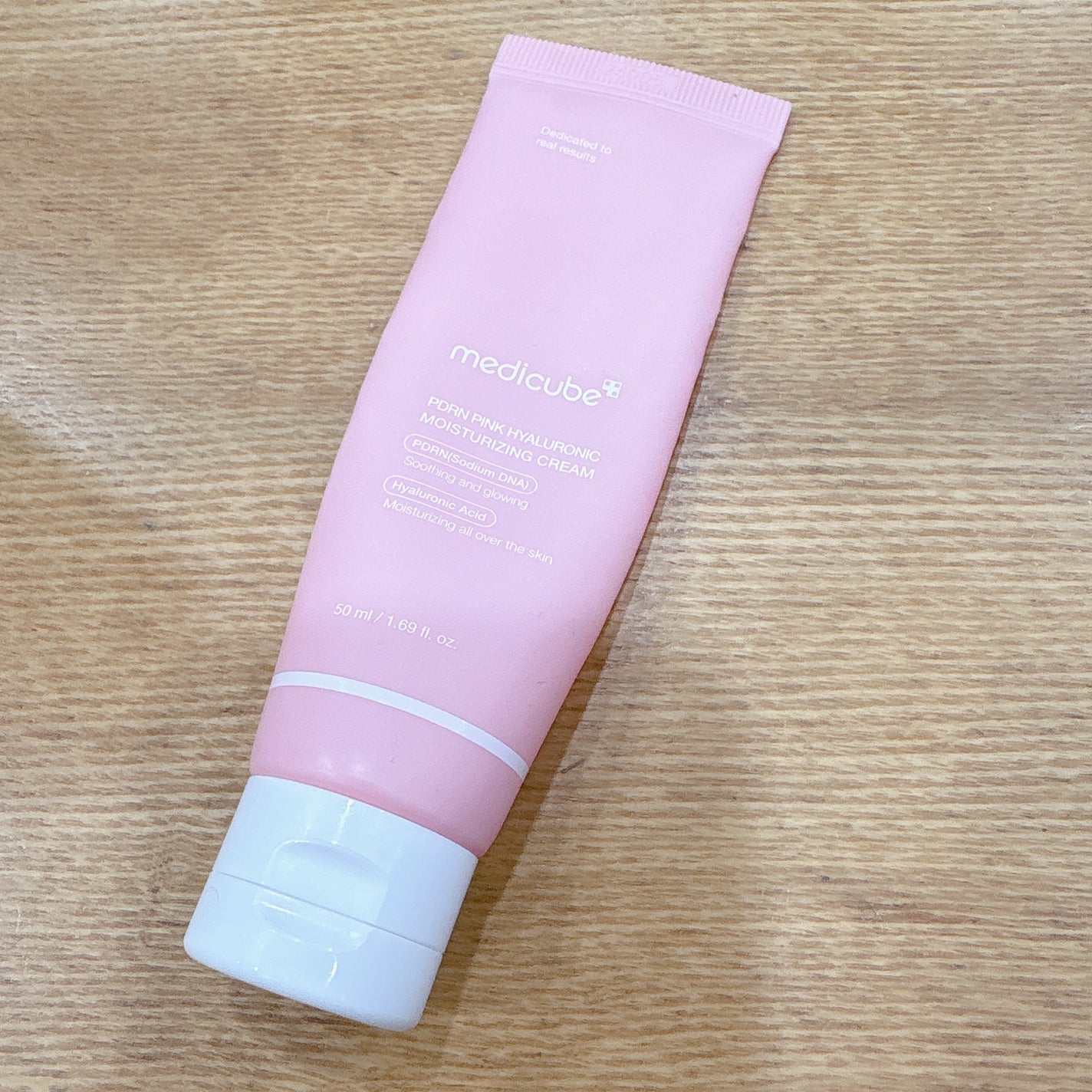 PDRN ピンク ヒアルロニック 水分クリーム/MEDICUBE/フェイスクリームを使ったクチコミ(2枚目)