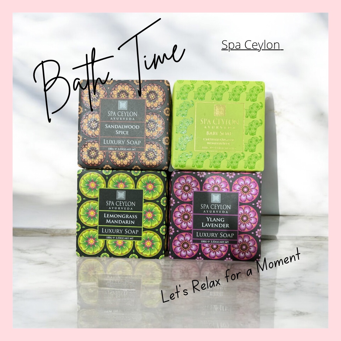 ピンク ロータス アーモンド ラグジュアリー ソープ/スパセイロン/ボディ石鹸を使ったクチコミ（1枚目）