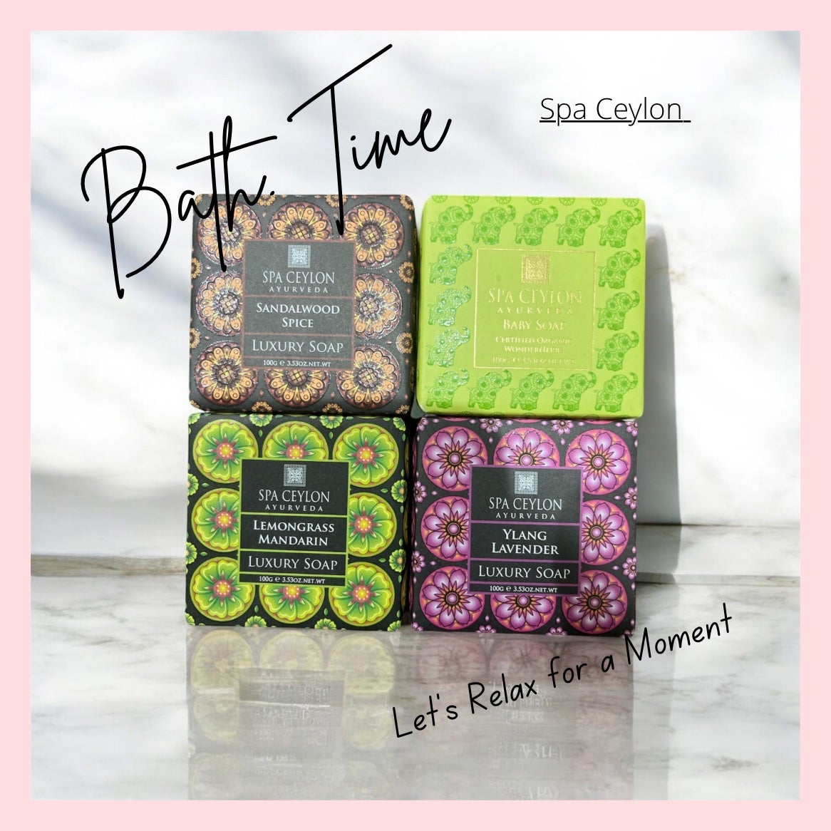 ピンク ロータス アーモンド ラグジュアリー ソープ/スパセイロン/ボディ石鹸を使ったクチコミ(1枚目)