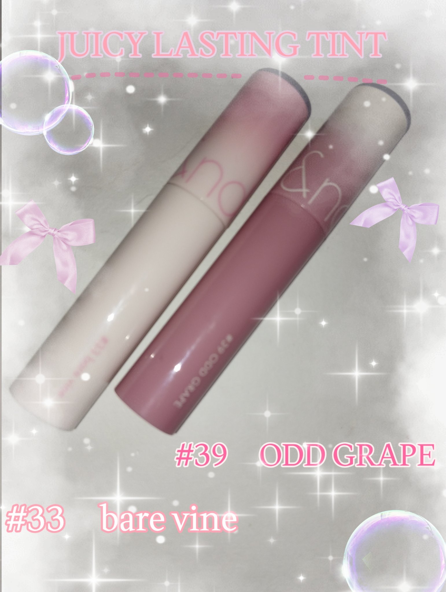 ジューシーラスティングティント/rom&nd/リップティントを使ったクチコミ（1枚目）