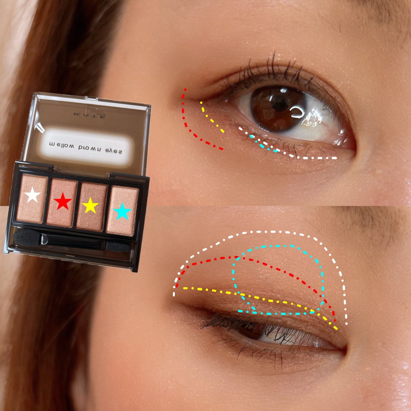 ケイト メロウブラウンアイズ/KATE/アイシャドウパレットを使ったクチコミ(5枚目)