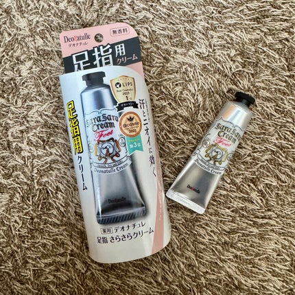 薬用足指さらさらクリーム/デオナチュレ/デオドラント・制汗剤を使ったクチコミ(1枚目)