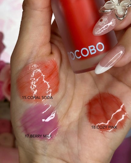 ジューシーベリープランピングリップオイル/TOCOBO/リップグロスを使ったクチコミ(4枚目)