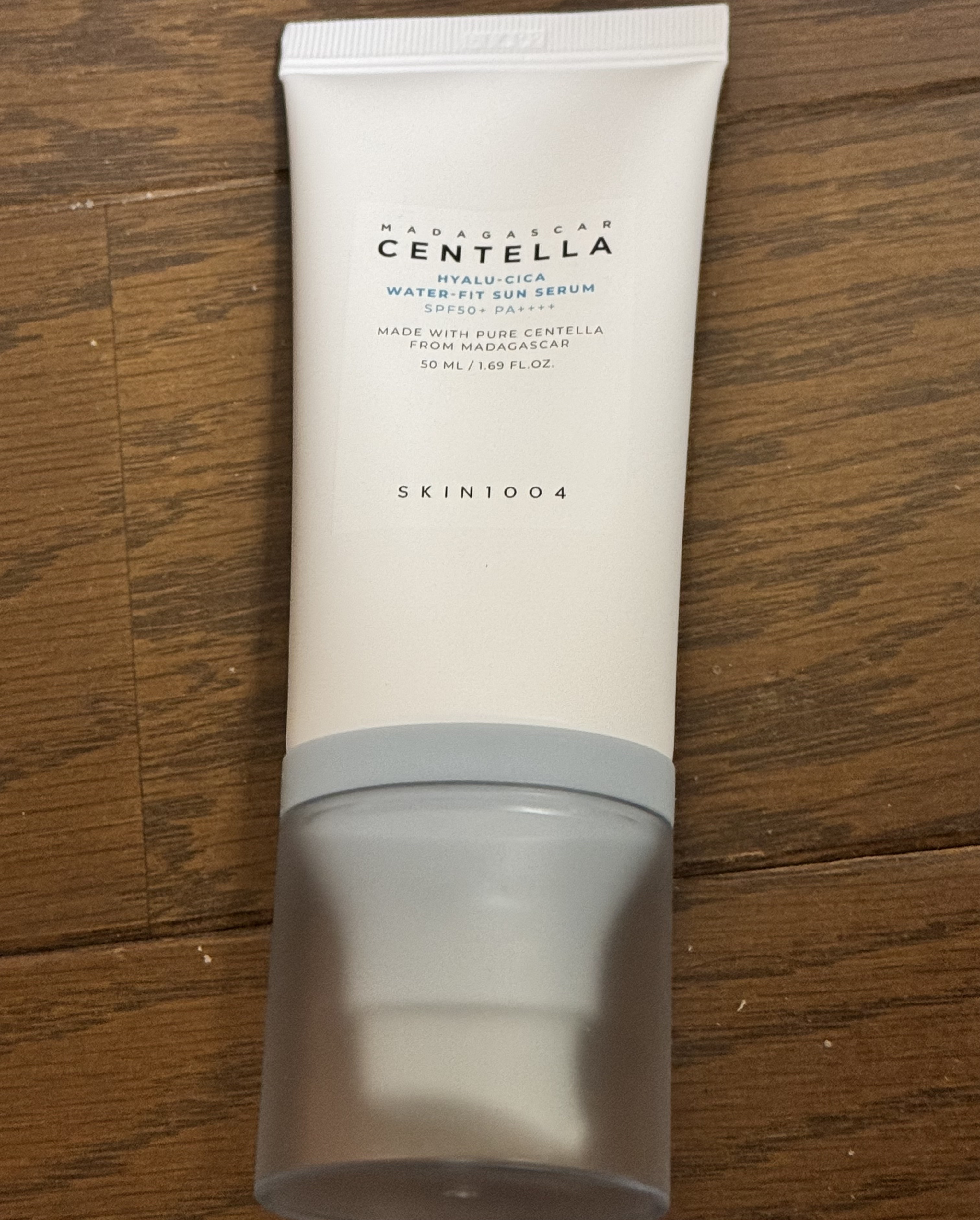 ヒアルーシカ ウォーターフィット サンセラム/SKIN1004/日焼け止めローションを使ったクチコミ（1枚目）