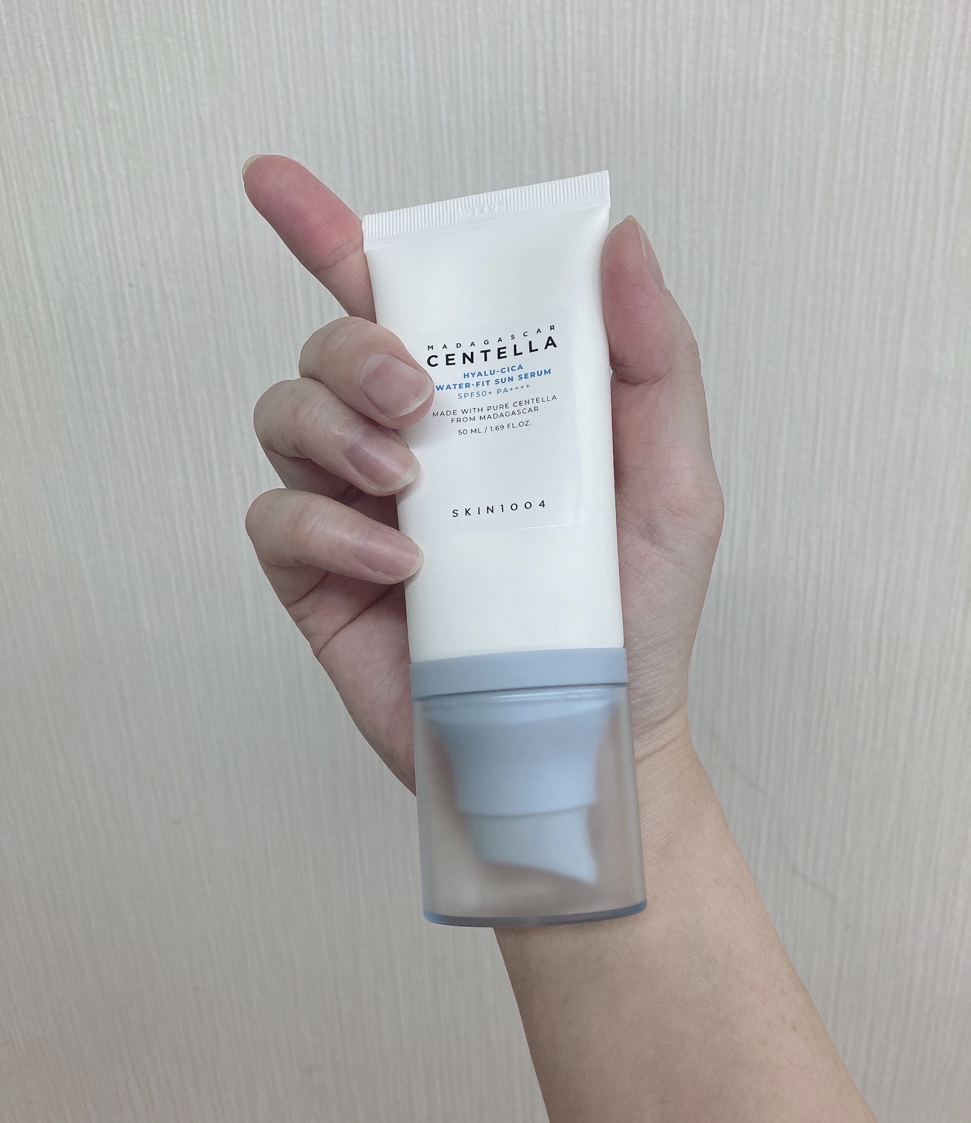 ヒアルーシカ ウォーターフィット サンセラム/SKIN1004/日焼け止めローションを使ったクチコミ（3枚目）