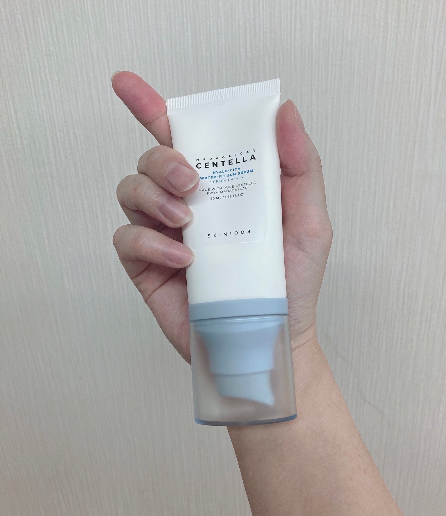 ヒアルーシカ ウォーターフィット サンセラム/SKIN1004/日焼け止めローションを使ったクチコミ(3枚目)
