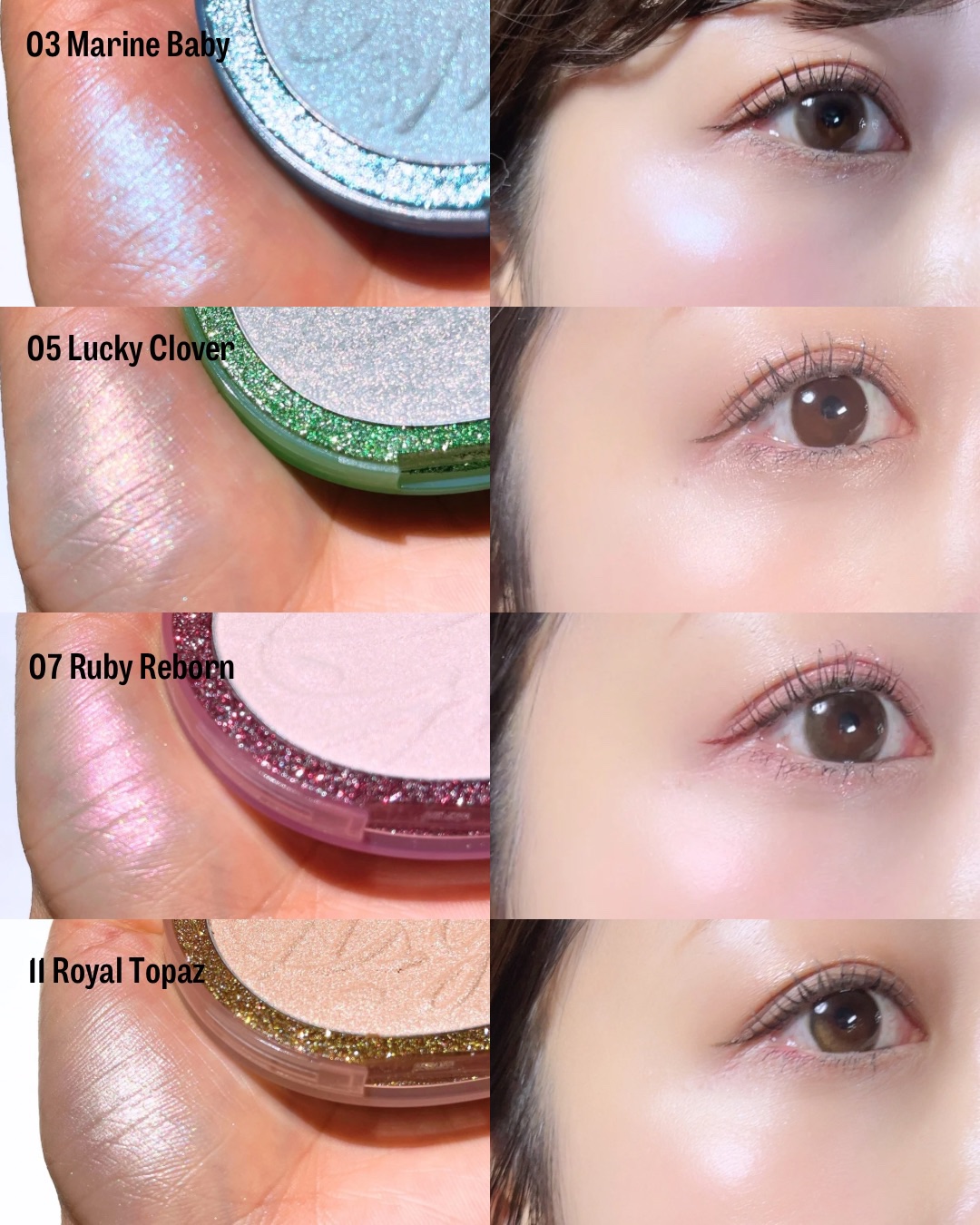 フィー グリッツストーンハイライター/fwee/パウダーハイライトを使ったクチコミ（3枚目）