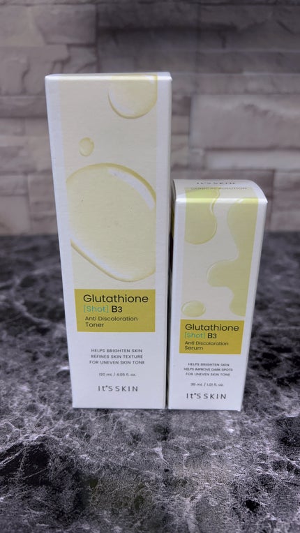 グルタチオンショットB3クリアトーントナー/It's skin/化粧水を使ったクチコミ(1枚目)