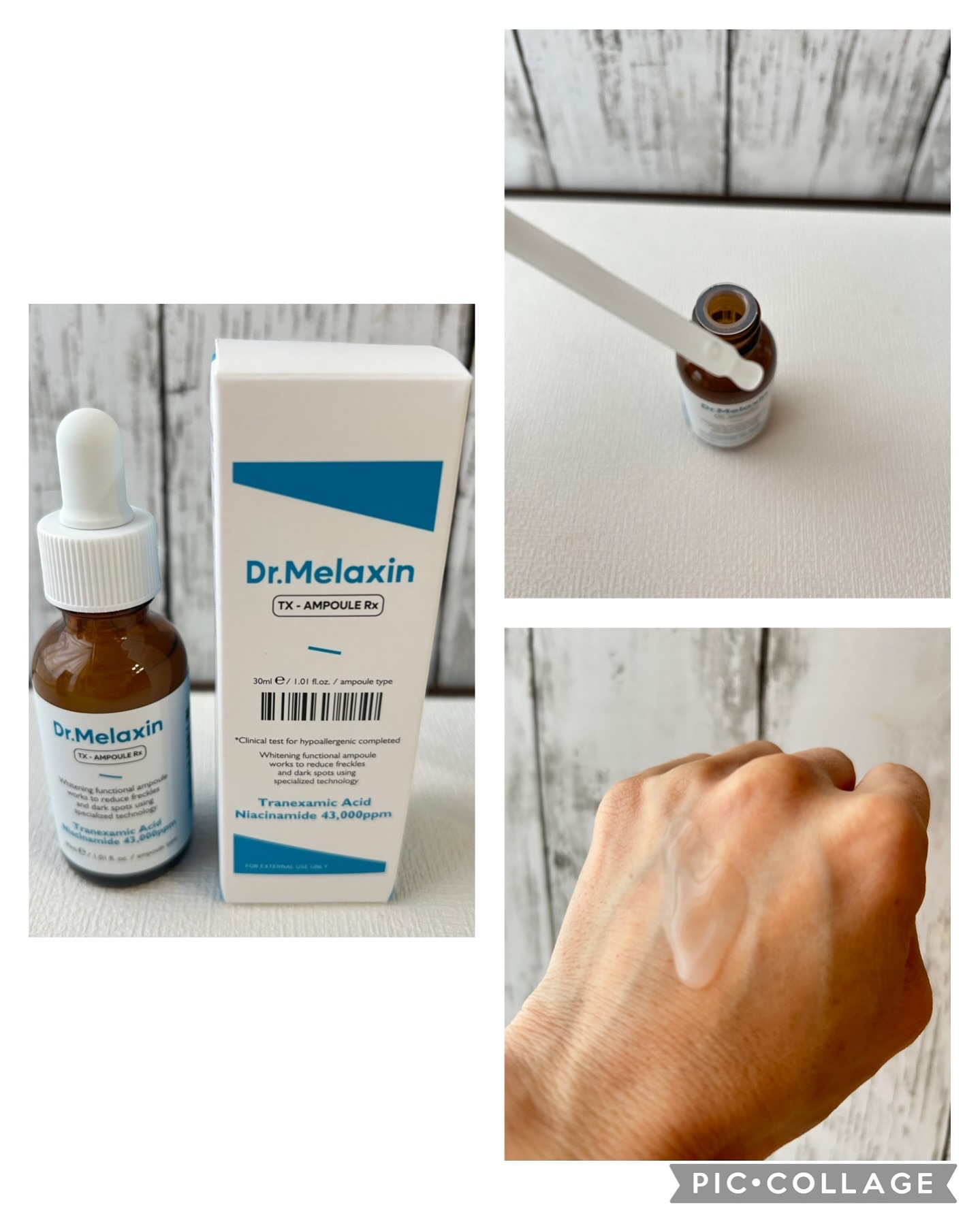 TXアンプルRX＋TXクリーム/Dr.Melaxin/スキンケアキットを使ったクチコミ（1枚目）