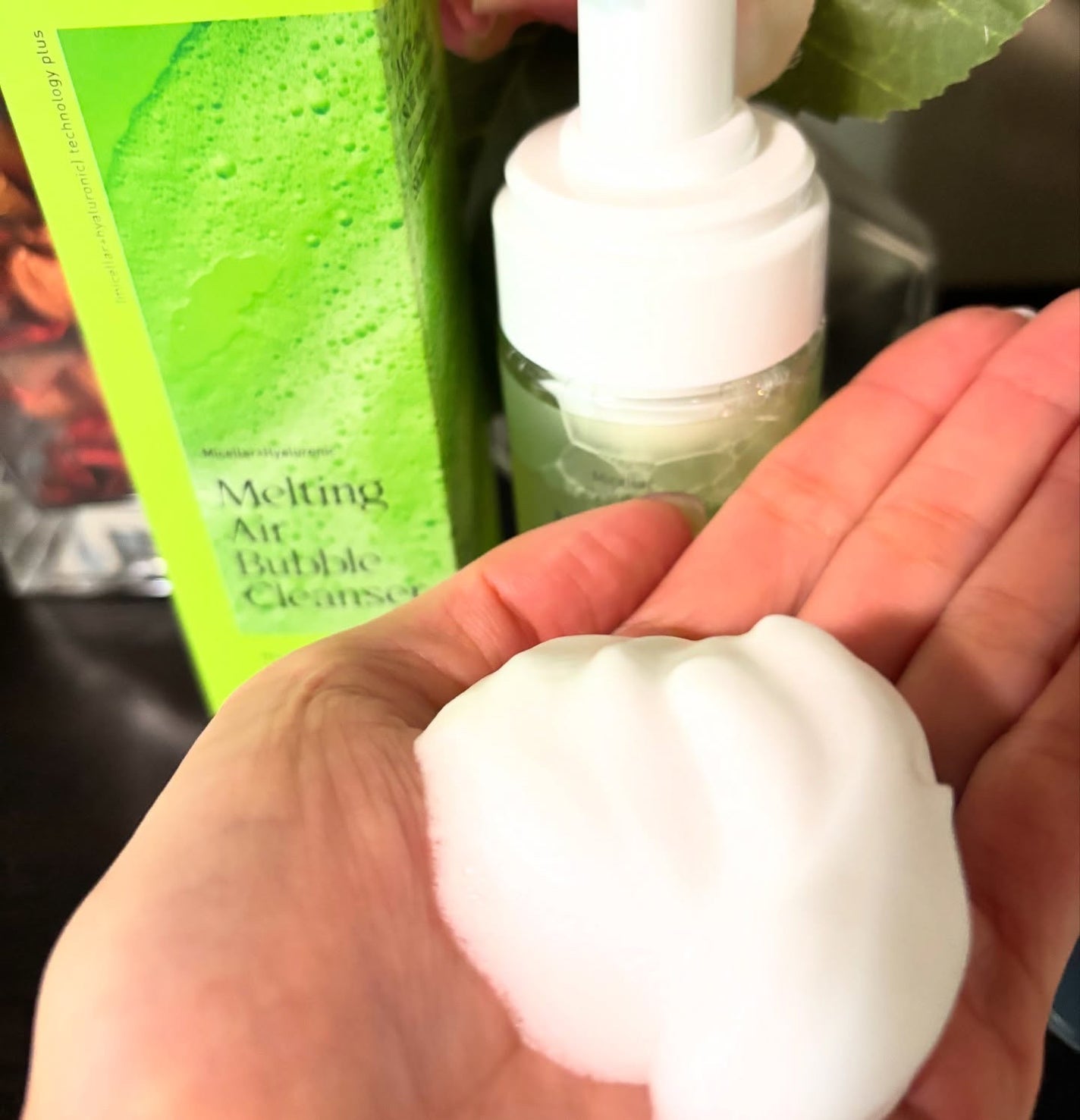 メルティングエアバブルクレンザー/17Hours/その他洗顔料を使ったクチコミ(2枚目)