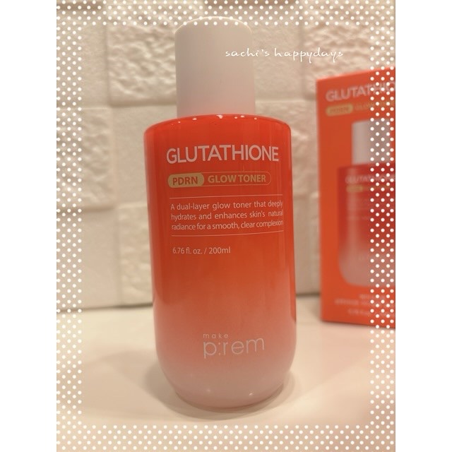 グルタチオンPDRNグロートナー /make prem/化粧水を使ったクチコミ（2枚目）