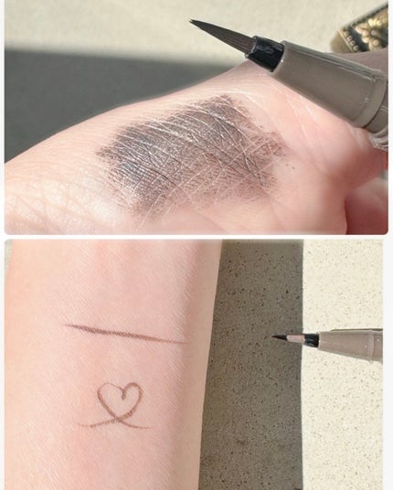 シルキーリキッドアイライナーWP/D-UP/リキッドアイライナーを使ったクチコミ(2枚目)