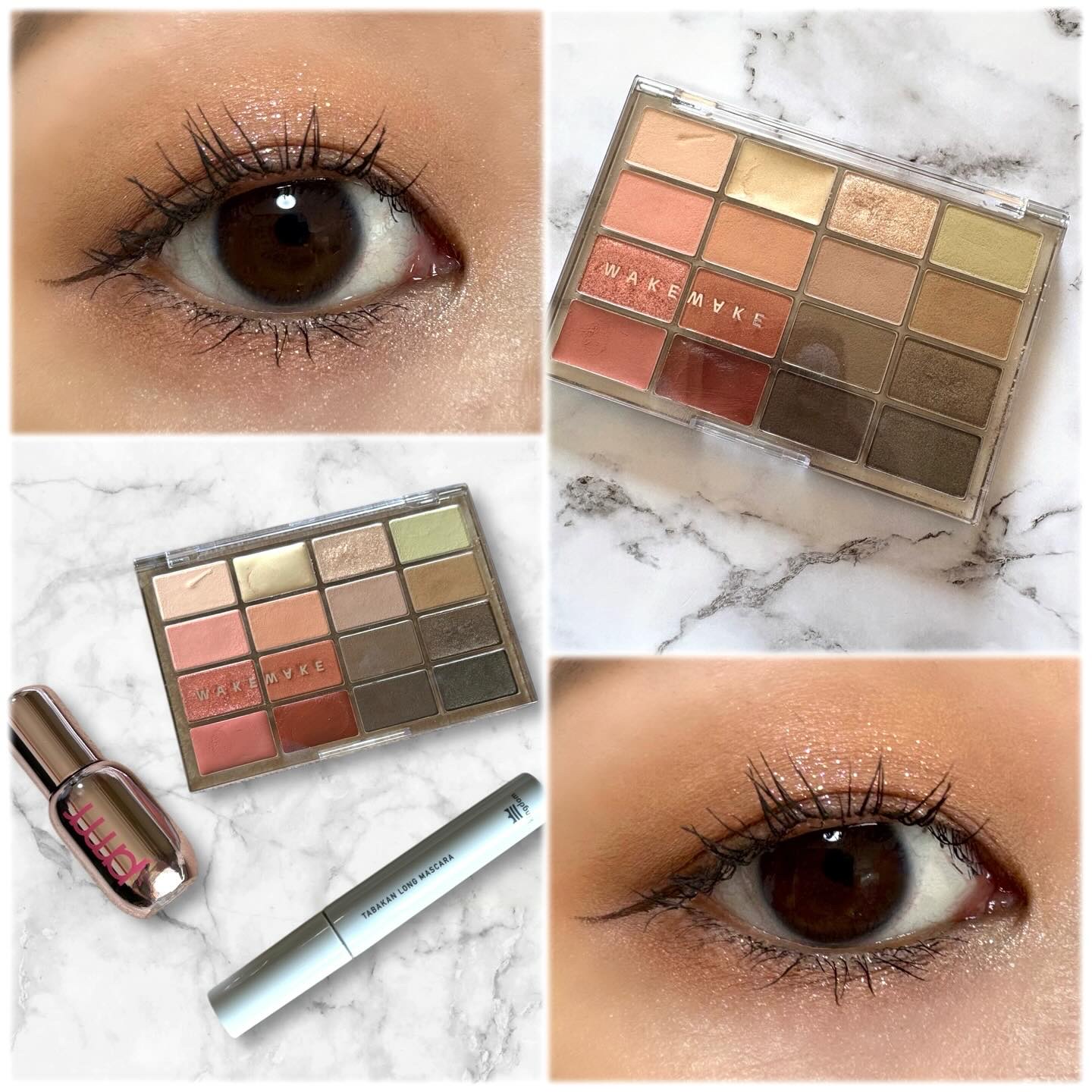 ソフトブラーリングアイパレット/wakemake/アイシャドウパレットを使ったクチコミ（1枚目）