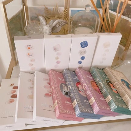 セミキュアジェルネイル(ハンド)/ohora/ネイルシールを使ったクチコミ(1枚目)