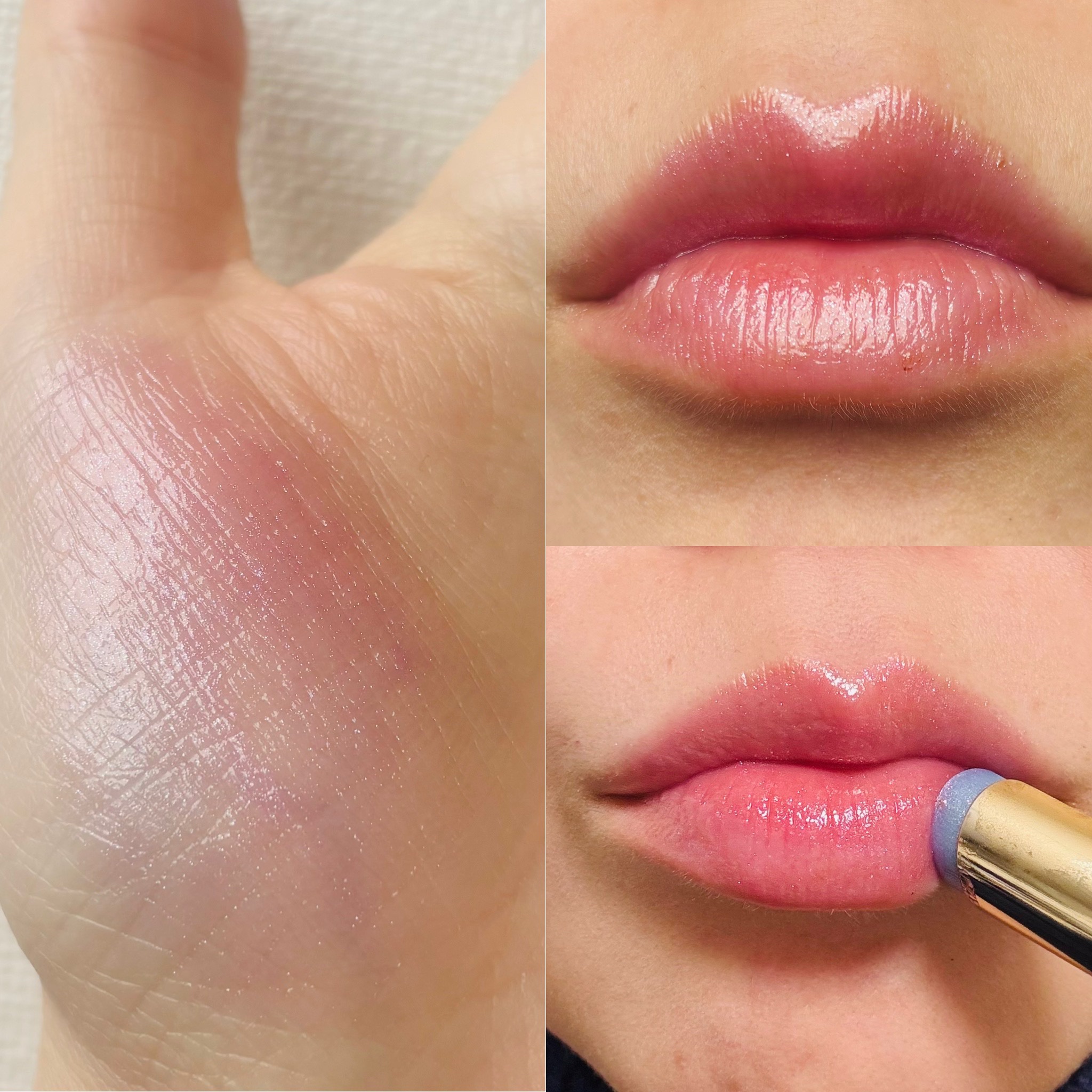 キスキス ビー グロウ パーリー/GUERLAIN/口紅を使ったクチコミ（3枚目）