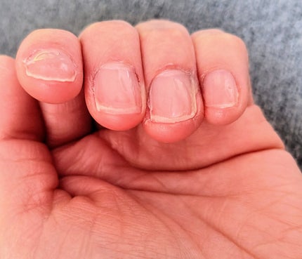 爪美活 ネイルオイル グレープシード油/DAISO/ネイルオイル・トリートメントを使ったクチコミ(4枚目)