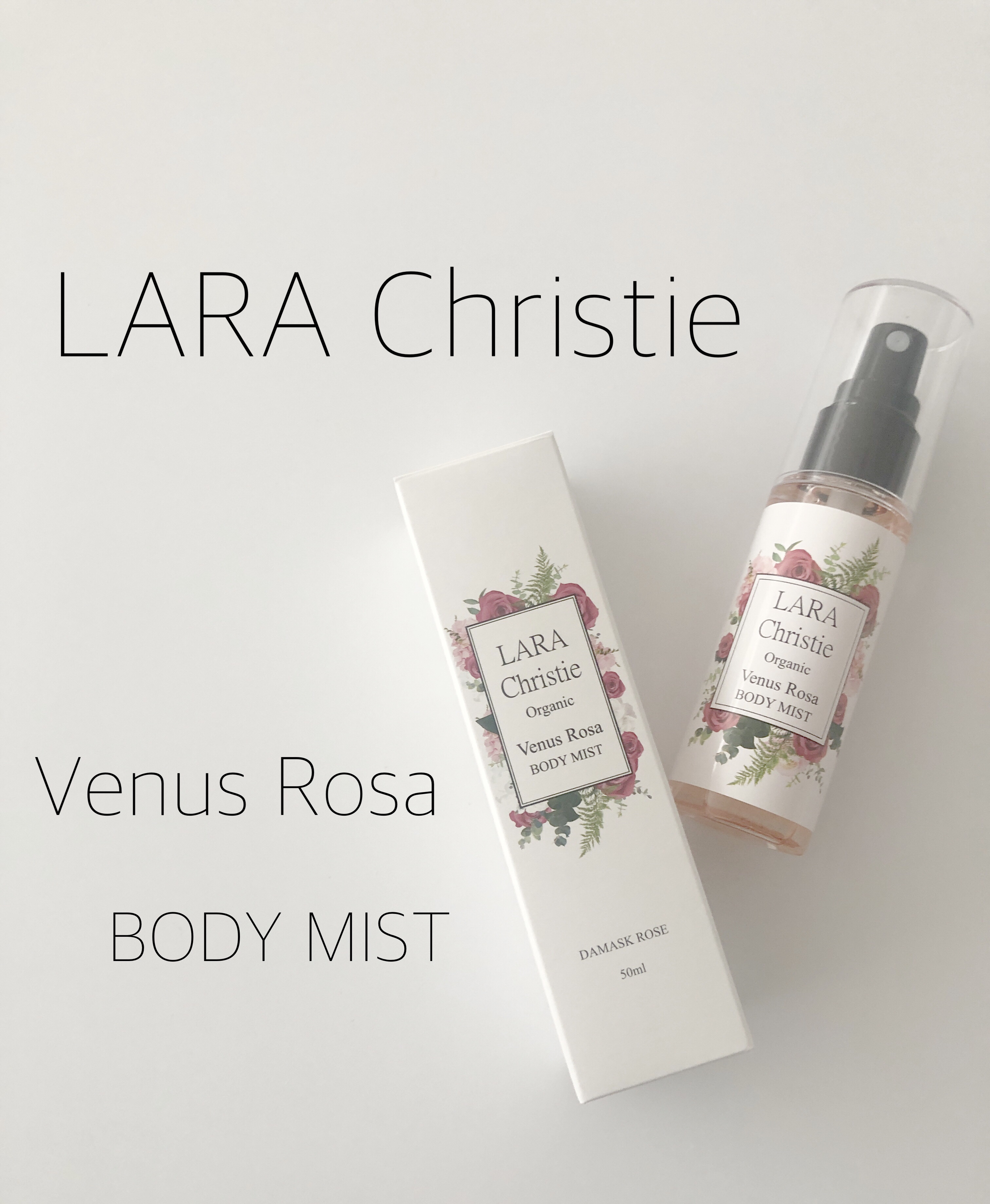  ボディミスト ヴィーナスローザ /LARA Christie/ミスト状化粧水を使ったクチコミ（1枚目）