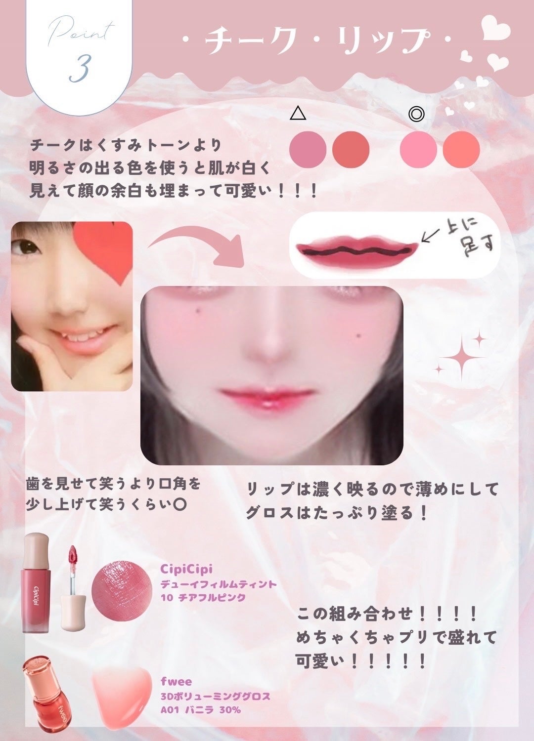 デューイフィルムティント/CipiCipi/リップティントを使ったクチコミ(4枚目)