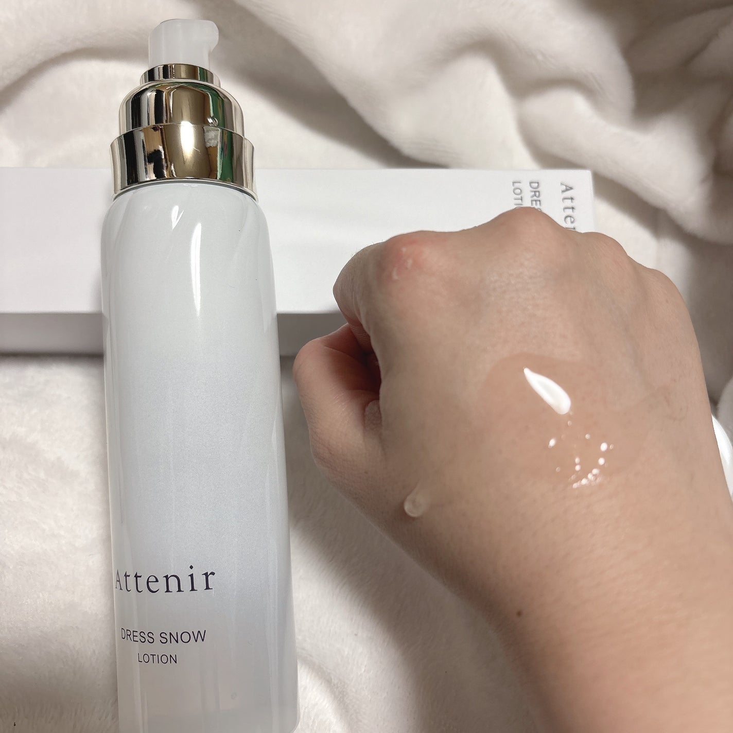 ドレススノー ローション【医薬部外品】 /アテニア/化粧水を使ったクチコミ(2枚目)
