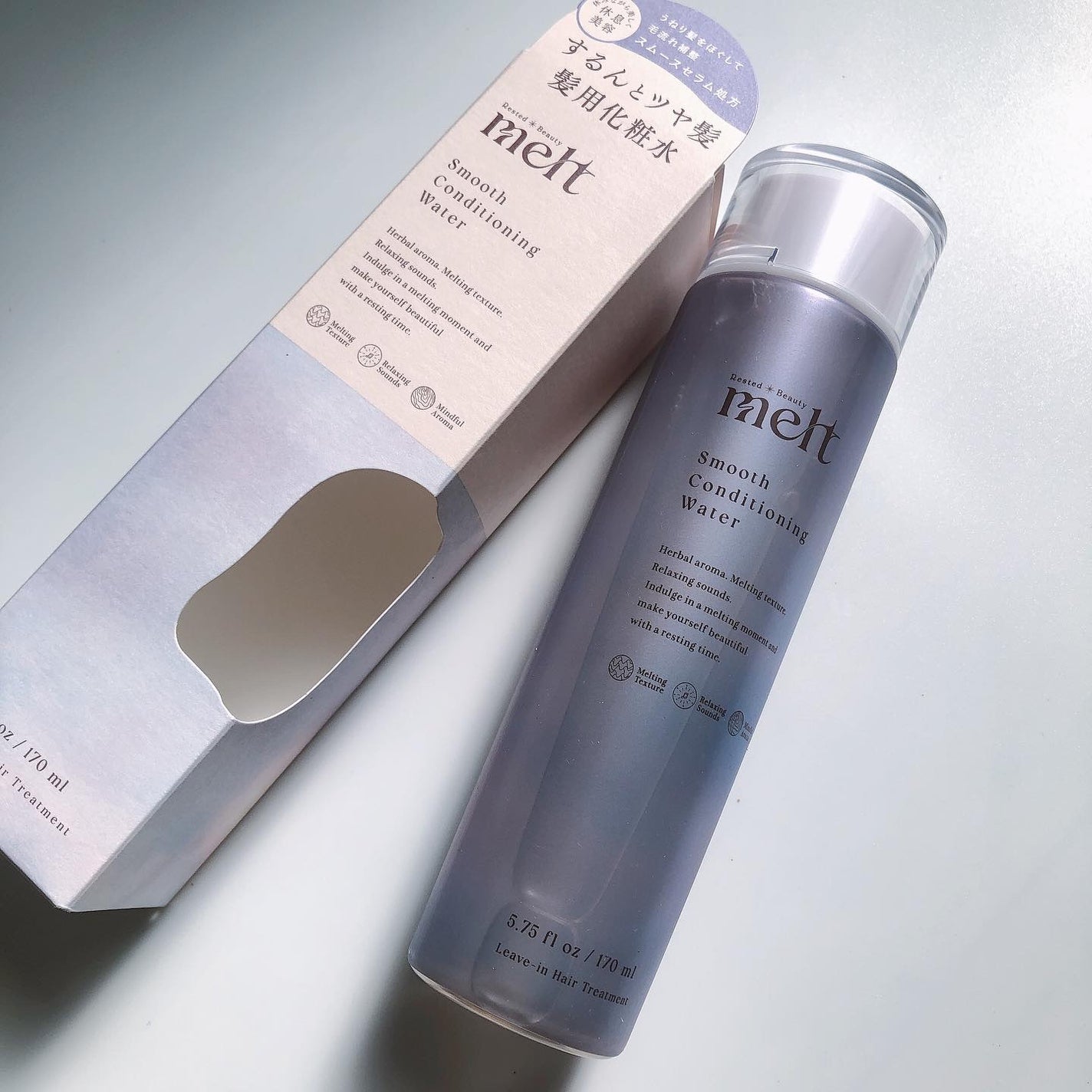 スムース コンディショニング ウォーター/melt/アウトバストリートメントを使ったクチコミ(2枚目)