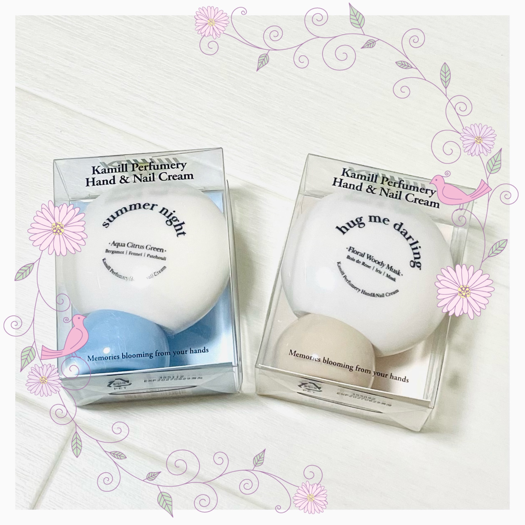 パフューマリー ハンド＆ネイルクリーム ハグミーダーリン 50ml/カミール/ハンドクリームを使ったクチコミ（1枚目）