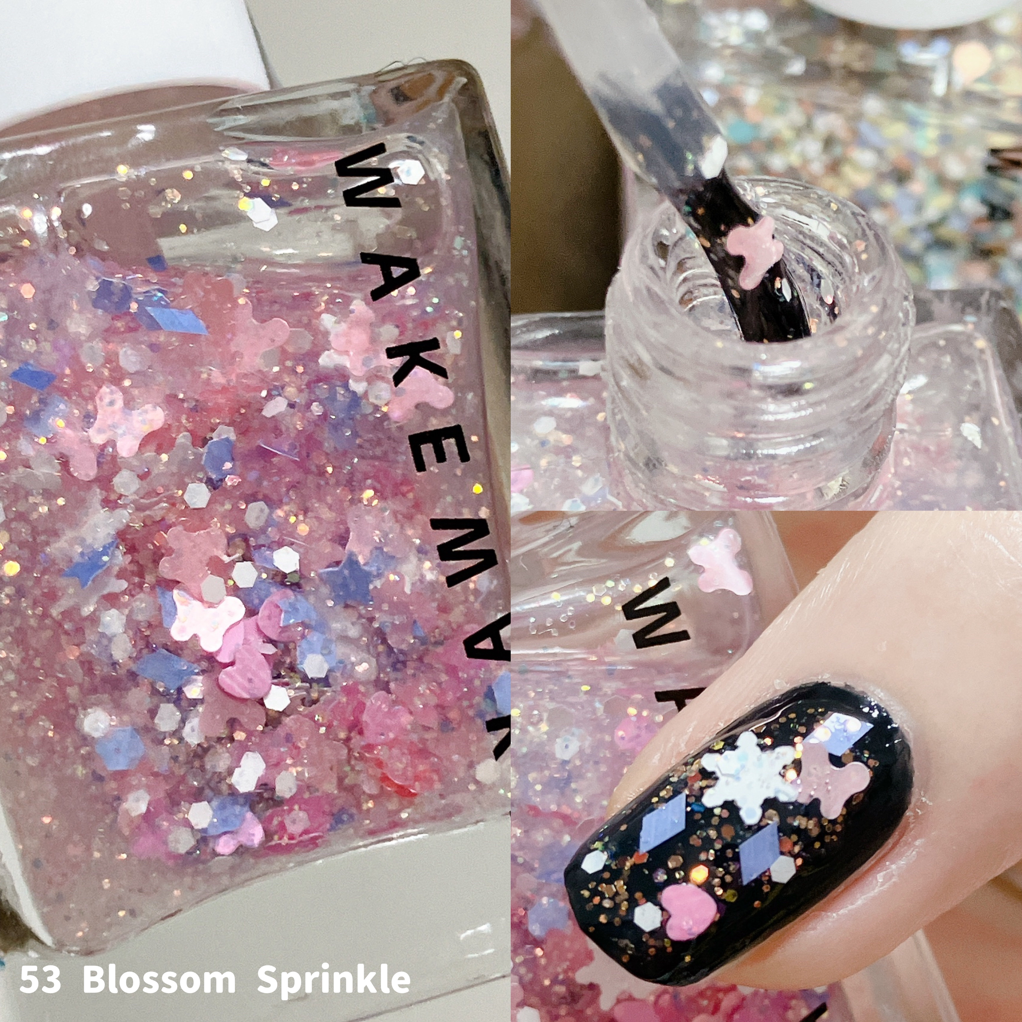 Nail Gun Glitter /wakemake/マニキュアを使ったクチコミ（3枚目）