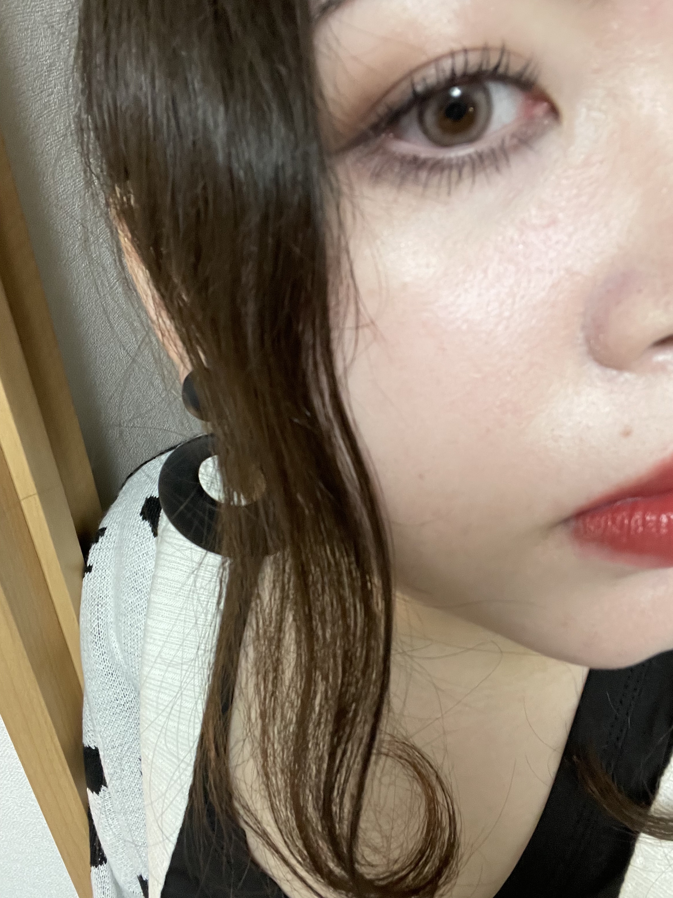 Pit-a-Pat Kristin 1day BEIGE/Hapa kristin/ワンデー（１DAY）カラコンを使ったクチコミ（2枚目）