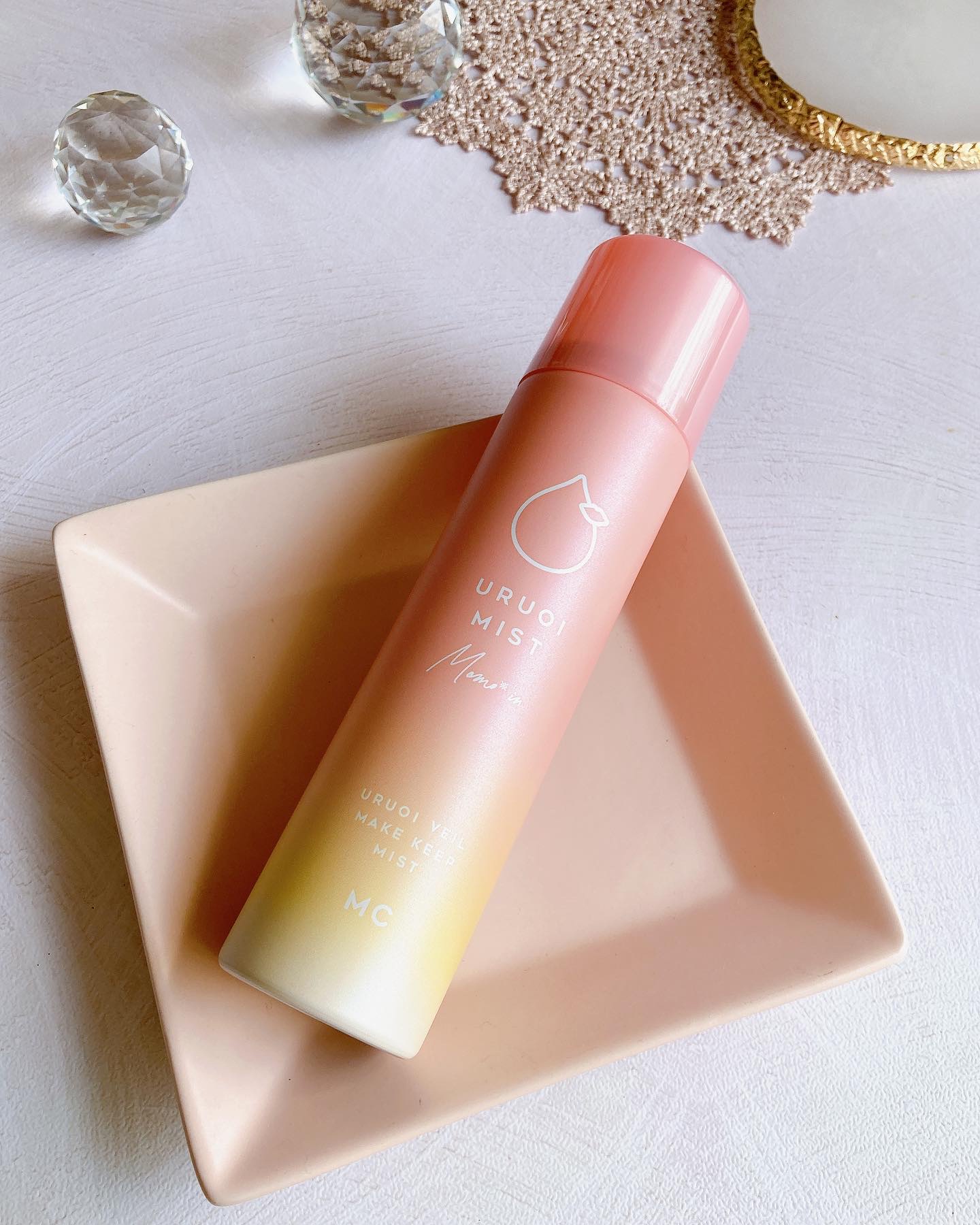 うるおいミスト+ 桃セラミドin/MAKE COVER/フィックスミストを使ったクチコミ（1枚目）