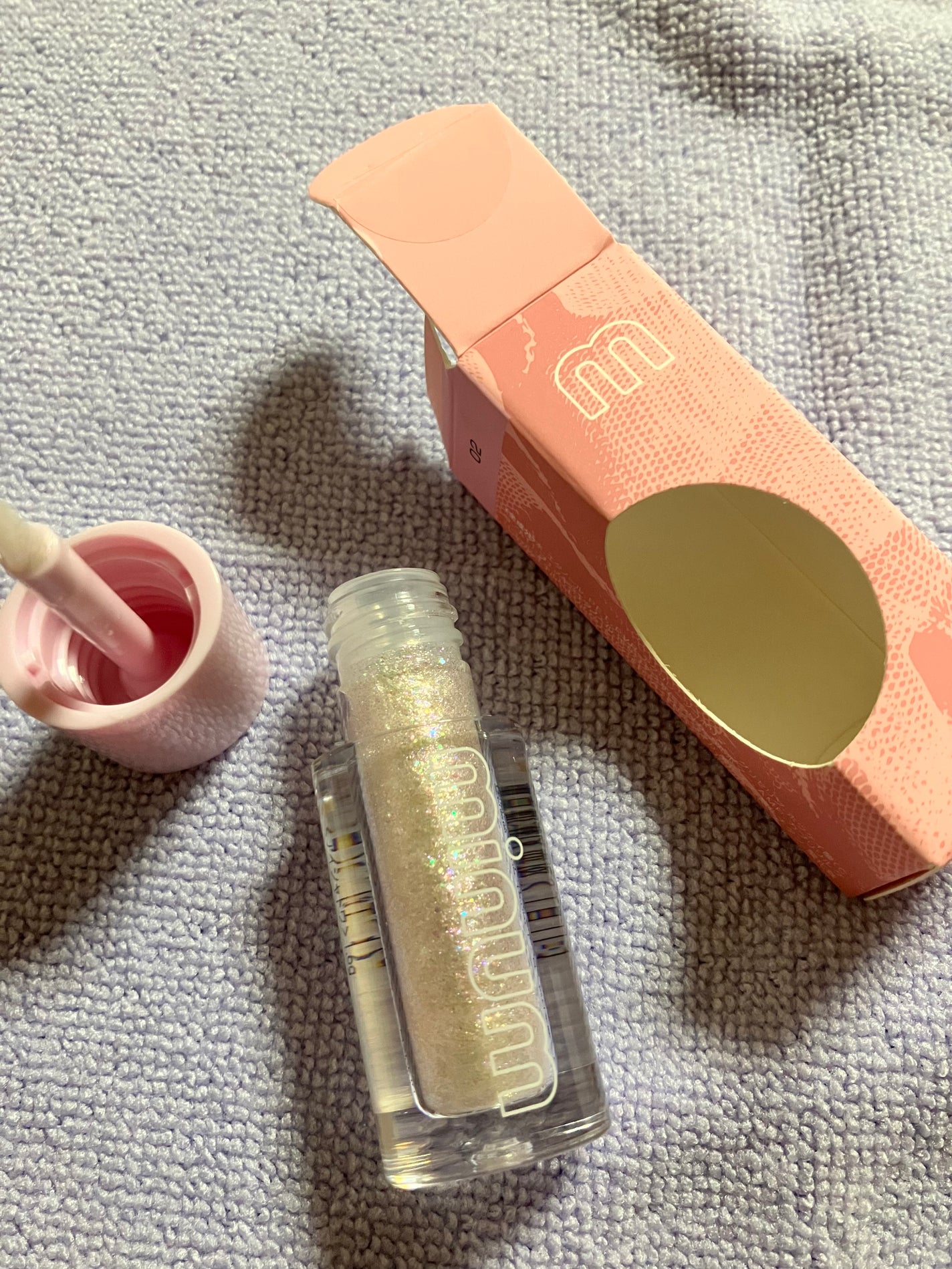 ミニュム バブグリッター/minum/グリッターを使ったクチコミ(2枚目)