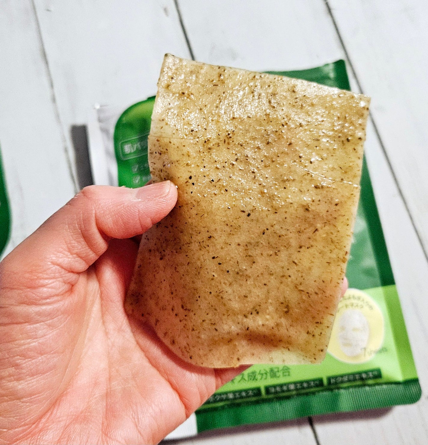 ツボクサスージングハイドロヨモギマスク/LIALUSTER/シートマスク・パックを使ったクチコミ(2枚目)