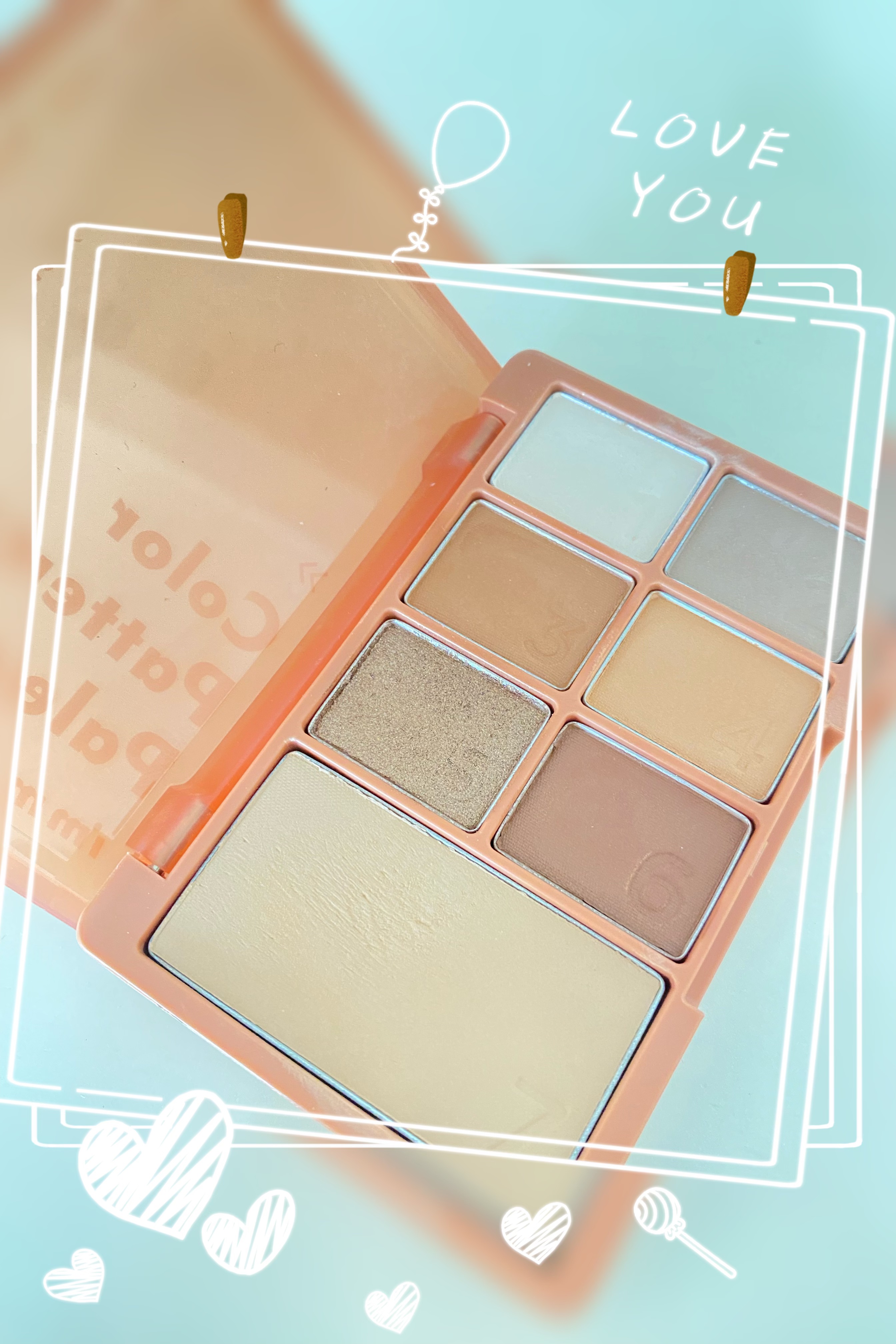 カラーパターンパレット/i’m meme/マルチパレットを使ったクチコミ（1枚目）