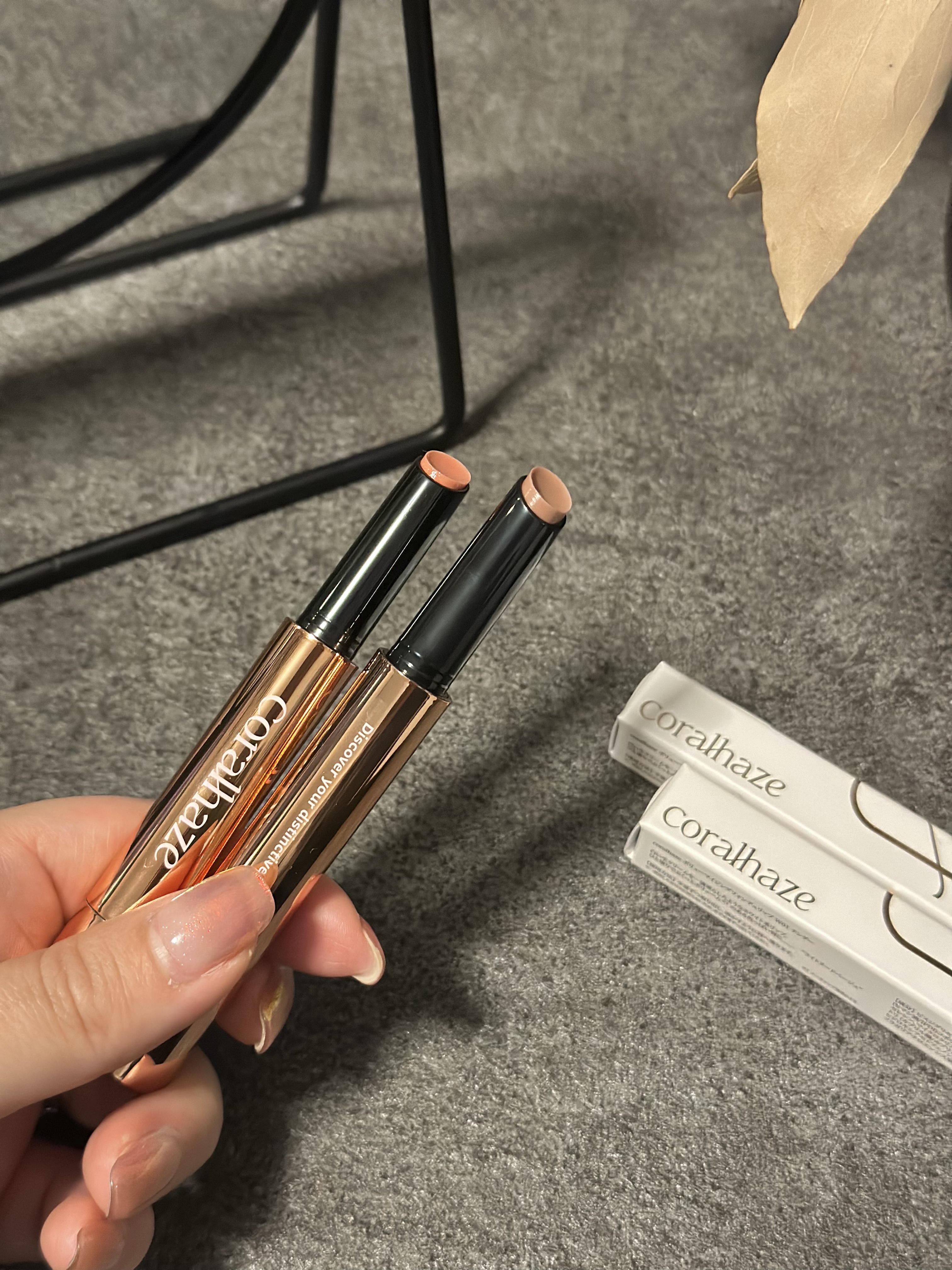 ボリューマイジングフォンデュリップ/Coralhaze/口紅を使ったクチコミ（2枚目）