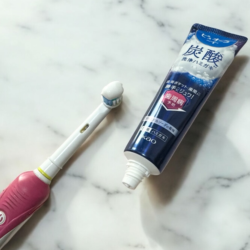 ピュオーラ 炭酸ハミガキ【医薬部外品】/ピュオーラ/歯磨き粉を使ったクチコミ（2枚目）