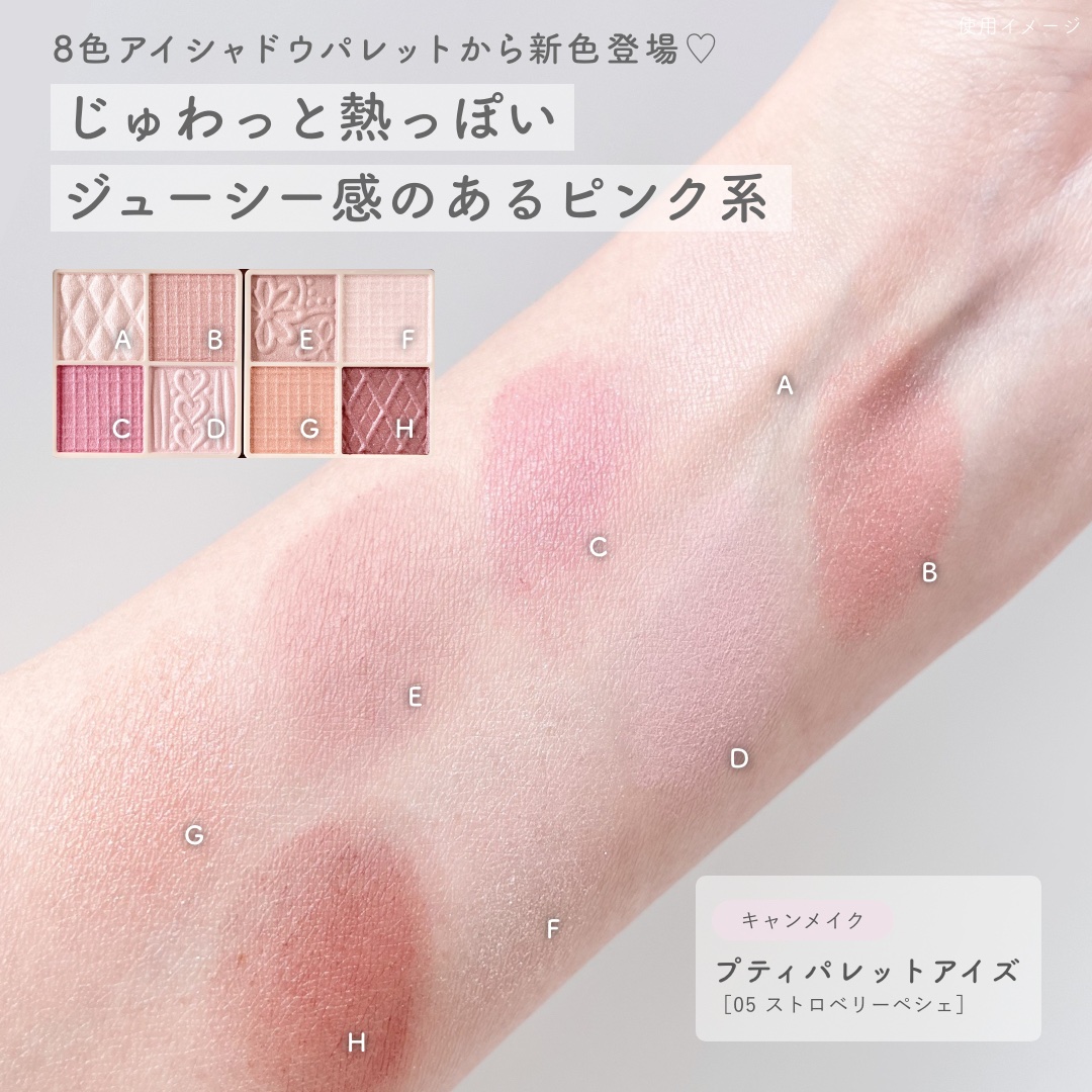 プティパレットアイズ/キャンメイク/パウダーアイシャドウを使ったクチコミ（2枚目）