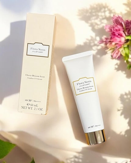 フローラノーティス ジルスチュアート チェリーブロッサム コンフォートUVセラム/Flora Notis JILL STUART/日焼け止めジェルを使ったクチコミ(1枚目)