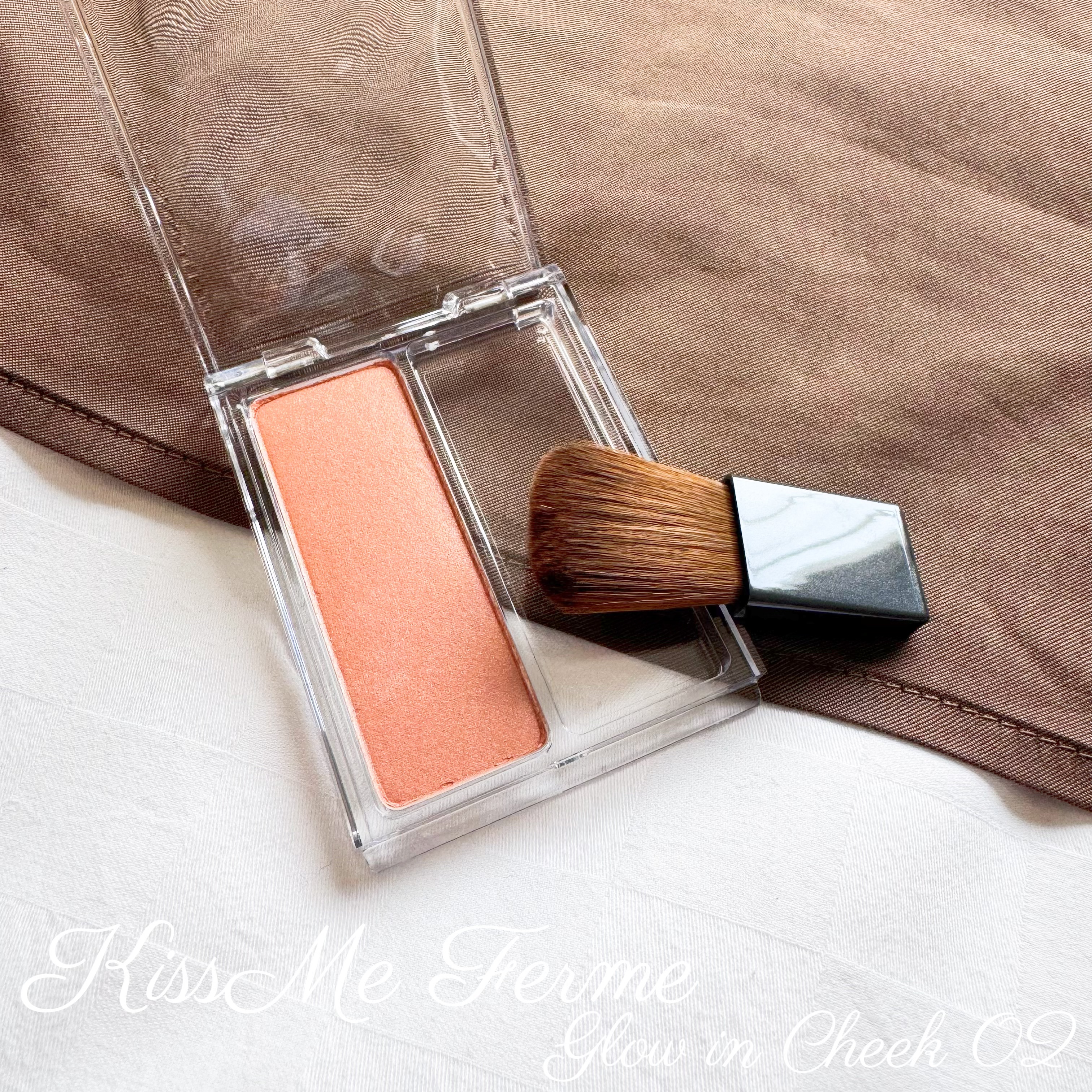 キスミー　フェルム　グロウインチーク　/キスミー/パウダーチークを使ったクチコミ（3枚目）