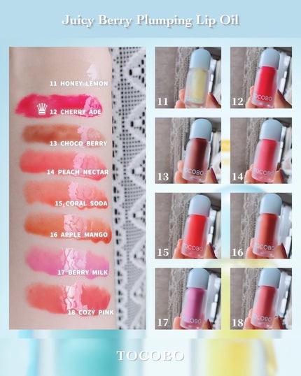 箱庭コスメ on LIPS 「❁⃘*.゚TOCOBO❁⃘*.゚~白雪姫になれるチェリーレッド..」(7枚目)