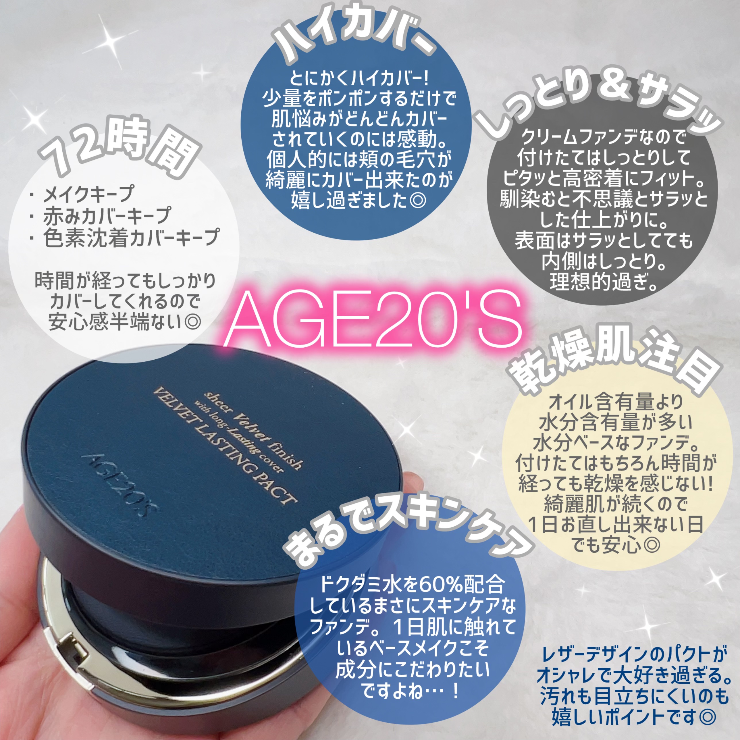 ヴェルヴェットラスティングパクト/AGE20’s/その他ファンデーションを使ったクチコミ（3枚目）