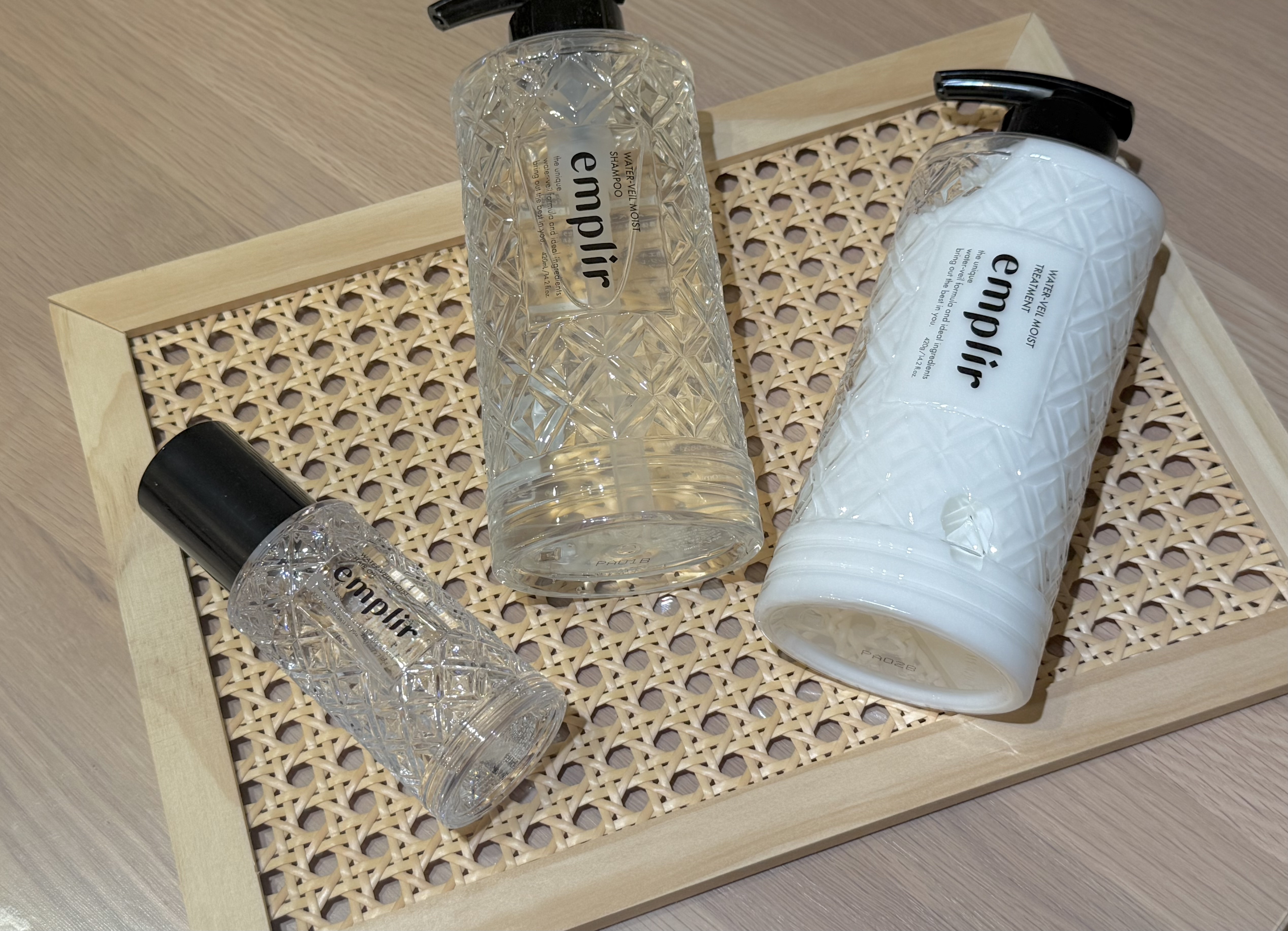 ウォーターベール　モイストシャンプー／トリートメント/emplir/市販シャンプーを使ったクチコミ（1枚目）