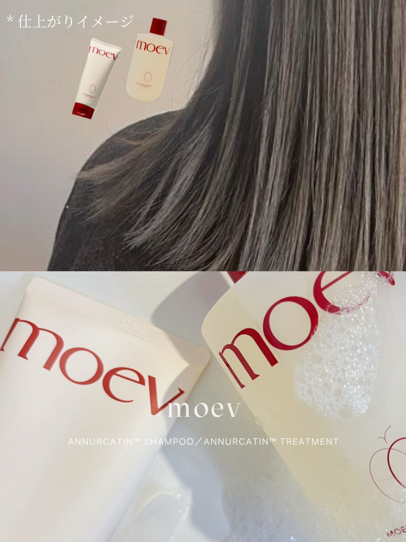 モエブ アヌカチン シャンプー/トリートメント/moev/市販シャンプーを使ったクチコミ(5枚目)