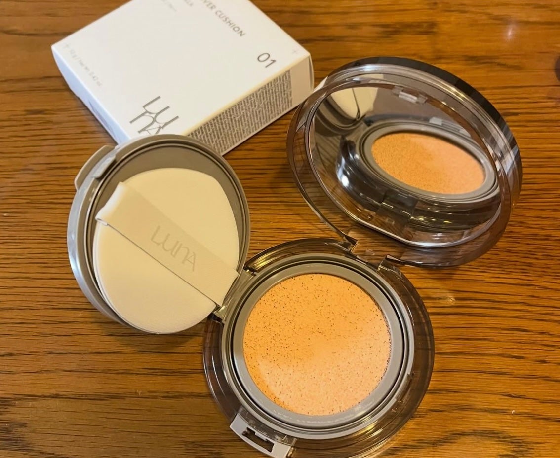 ブラーカバークッション/LUNA/クッションファンデーションを使ったクチコミ(2枚目)