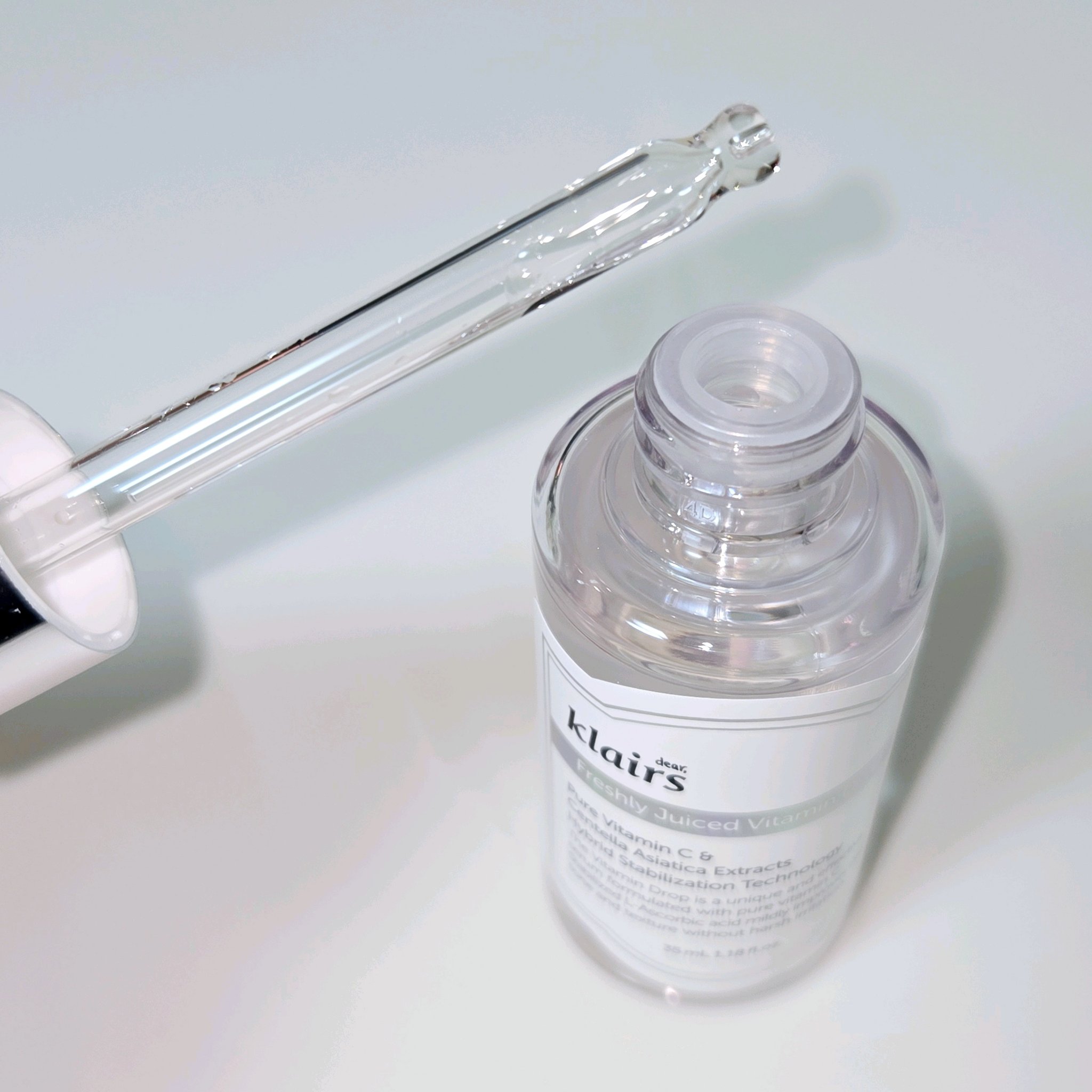 フレッシュリージュースドビタミンドロップ(35ml)/Klairs/美容液を使ったクチコミ（2枚目）