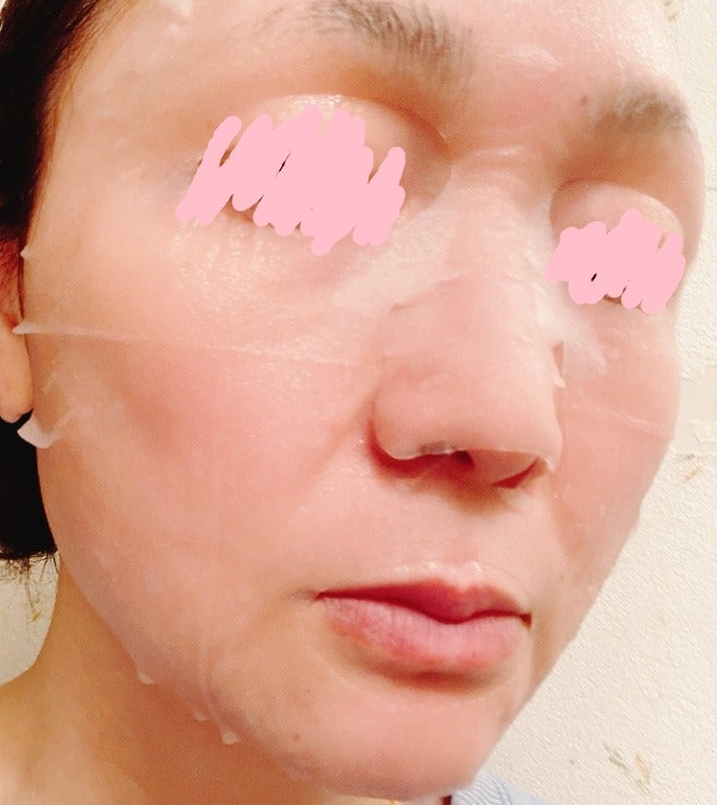 肌美精 カラーエッセンスマスク ピンク/肌美精/シートマスク・パックを使ったクチコミ(4枚目)