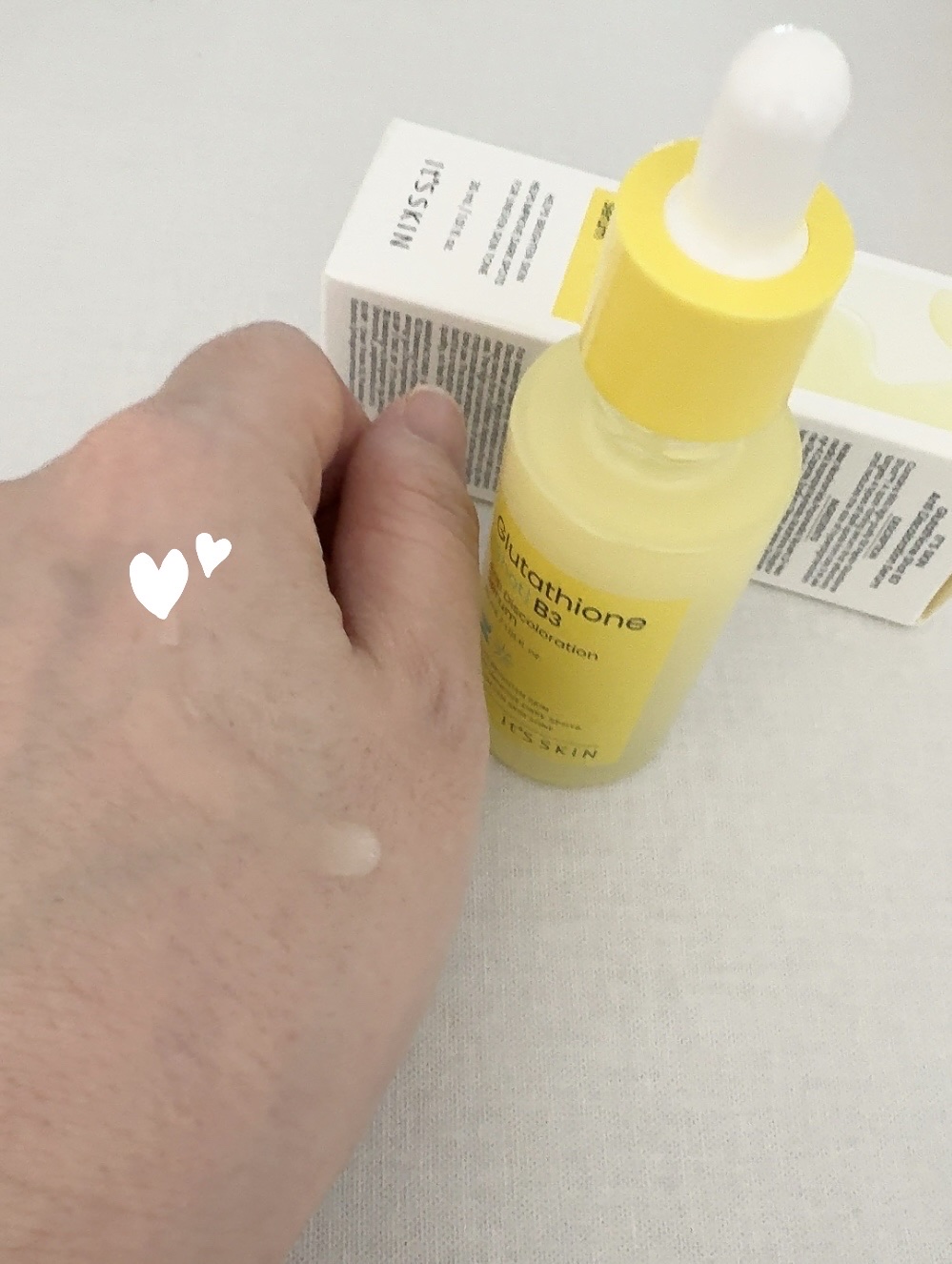 グルタチオンショットB3シミ跡セラム/It's skin/美容液を使ったクチコミ（2枚目）