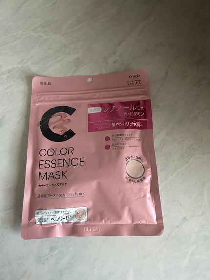 肌美精 カラーエッセンスマスク ピンク/肌美精/シートマスク・パックを使ったクチコミ(1枚目)