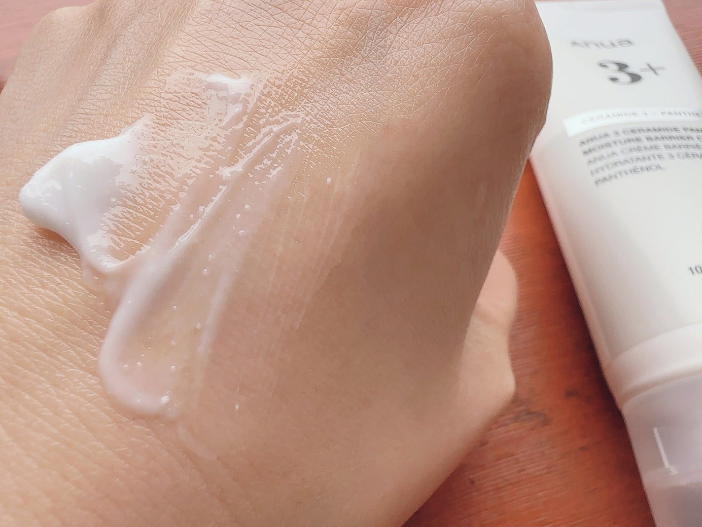 3セラミドパンテノールモイスチャーバリアクリーム/Anua/フェイスクリームを使ったクチコミ(3枚目)