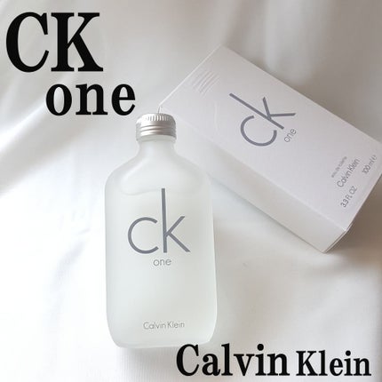 CK one オードトワレ/Calvin Klein/香水(メンズ)を使ったクチコミ(1枚目)